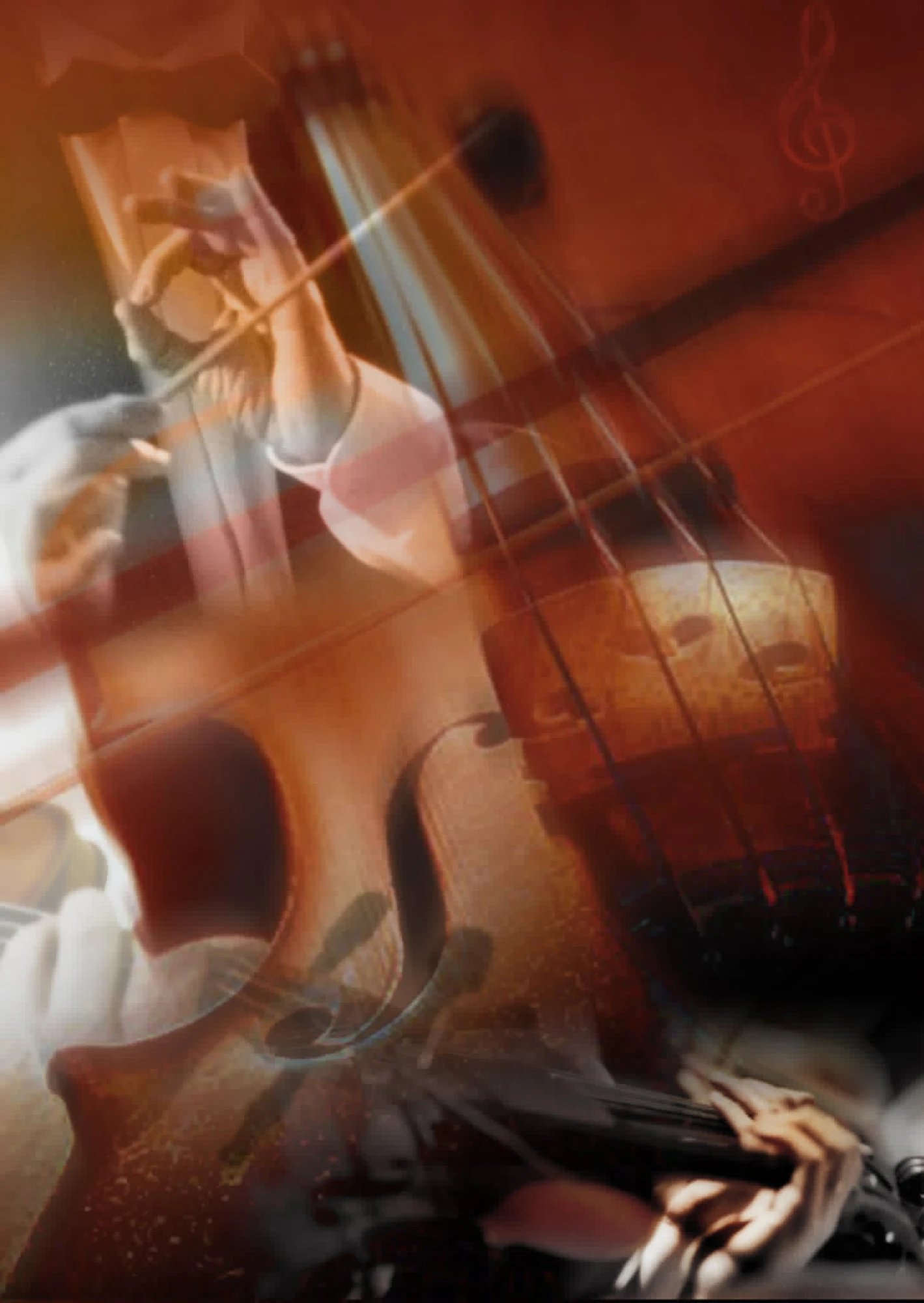 Musiciens jouant du violon